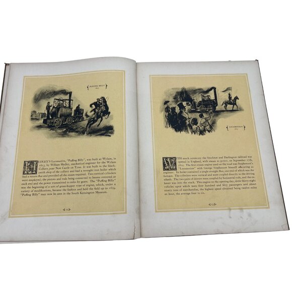 1925 Development of the Locomotive Central Steel Co. Illustrated Hardcover Book - Picture 6 of 10